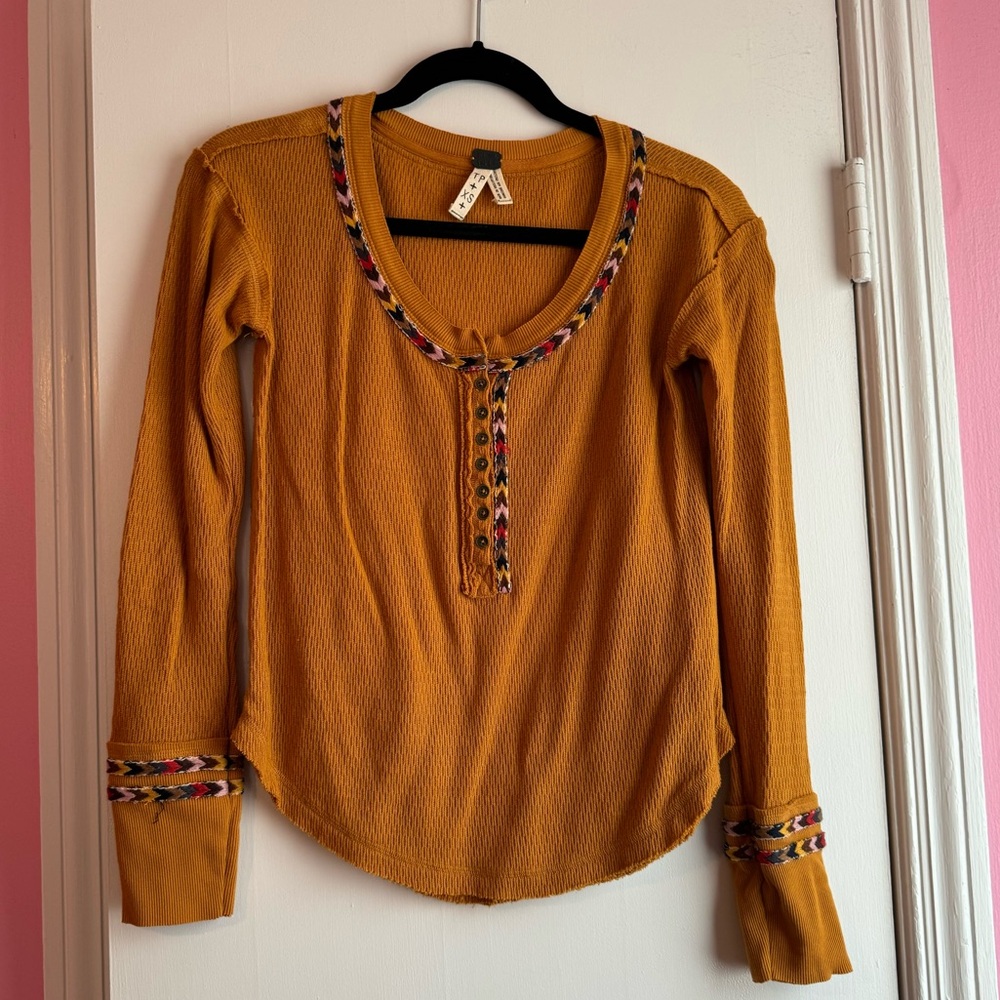 Free People Long Sleeve Top